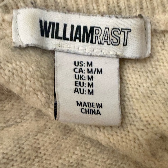 William Rast Textured Cream Sweater - Picture 6 of 7